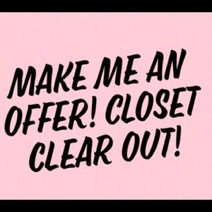 Need to clear out my closet !!!